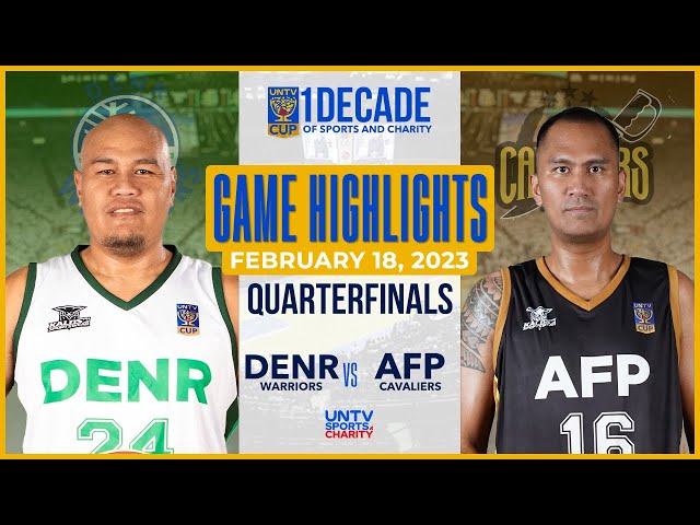 GAME HIGHLIGHTS: AFP Cavaliers vs DENR Warriors | February 18, 2024