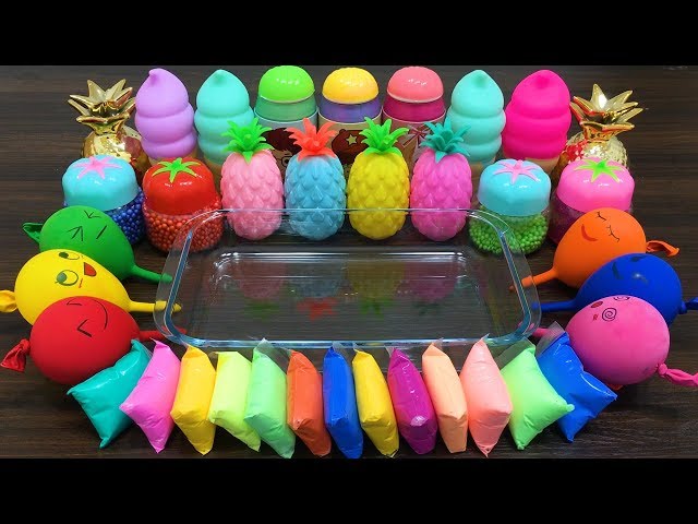 Making Slime with Funny Balloons ! Mixing Makeup, Clay and More into Slime !! Satisfying Slime #598