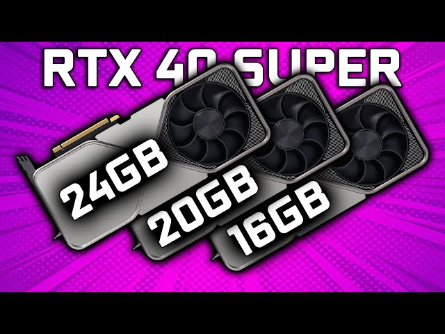 More VRAM - Super 4090, 4080, & 4070