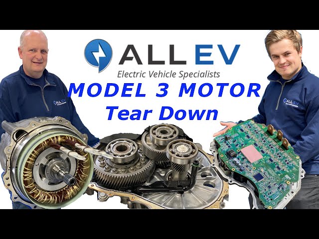 Tesla Model 3 Motor Tear Down - ALL EV