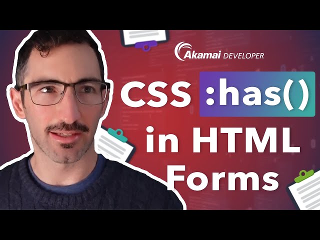 Using CSS :has() with HTML forms | Learn Web Dev with Austin Gil
