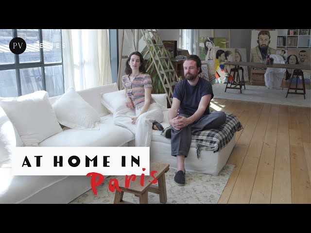 At Home in Paris with an Artist Couple | Parisian Vibe