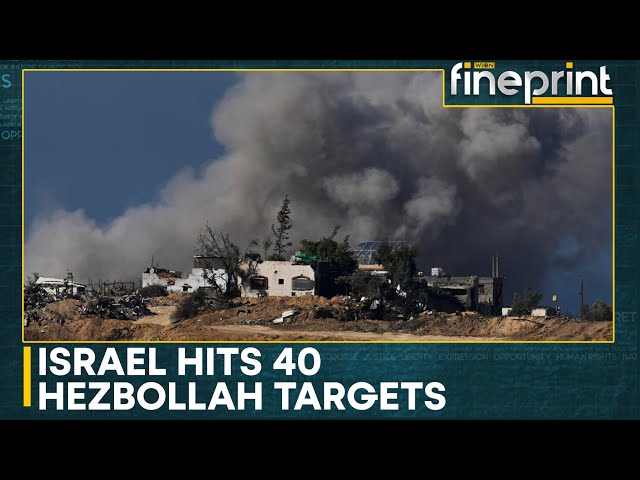 Israel-Hamas War: Israeli military says it hit 40 Hezbollah targets in southern Lebanon | WION News