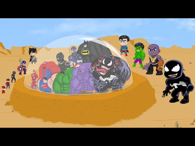 PRO FESSIONALSpiderman vs Big Red Hulk TEAM : Lying up from the sand pit Evolution Mystery - Funny
