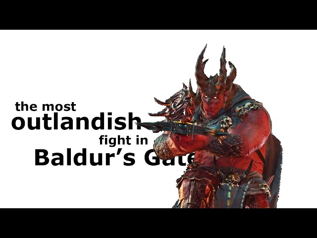 An Autopsy of the most Outlandish fight in Baldur's Gate 3
