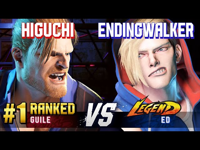 SF6 ▰ HIGUCHI (#1 Ranked Guile) vs ENDINGWALKER (Ed) ▰ High Level Gameplay