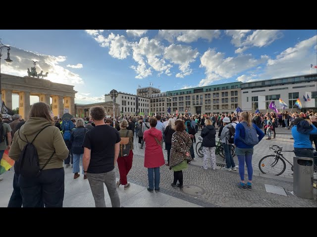 Demo gegen rechts am Brandenburger Tor! 😱🔥 Berlin 05.05.2024