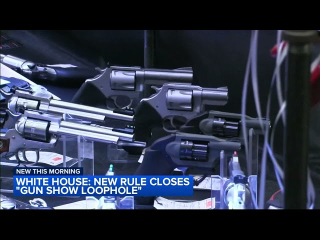 Biden administration finalizes rule to close gun show loophole in effort to combat gun violence