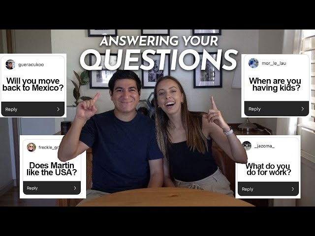 Get to know us Q&A! | Are we having kids, what do we do for work, & MORE!