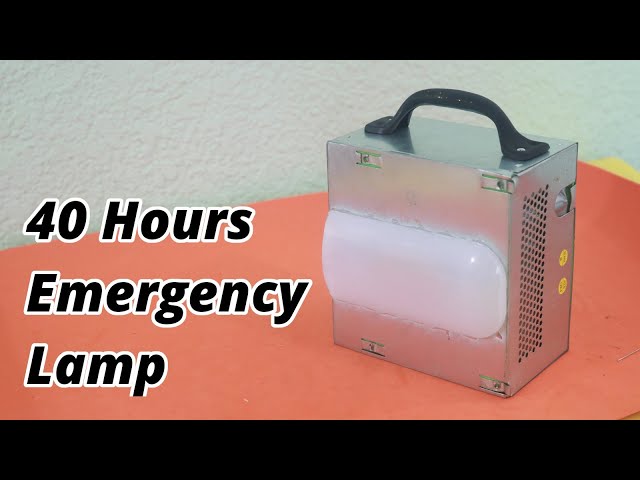 Long Lasting Emergency Light with Lithium Battery