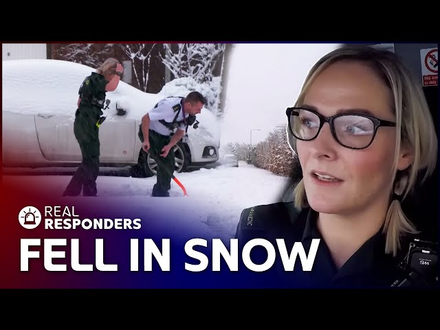 Paramedics Shovel Snow To Rush Patients To Emergency Room | Inside The Ambulance | Real Responders