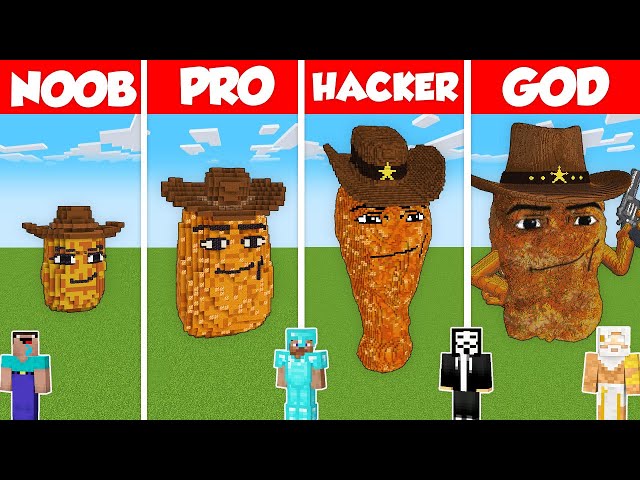GEGAGEDIGEDAGEDAGO BASE BUILD CHALLENGE - Minecraft Battle: NOOB vs PRO vs HACKER vs GOD / Animation