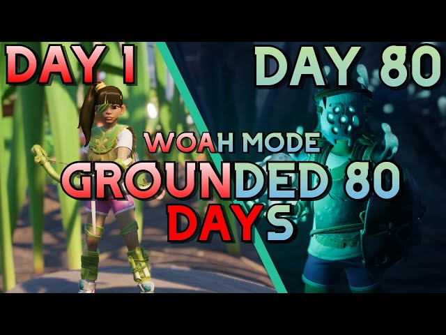 I SURVIVED 80 DAYS IN GROUNDED WOAH MODE... here's what happened