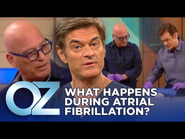 Dr. Oz Teaches Howie Mandel About Atrial Fibrillation | Oz Health