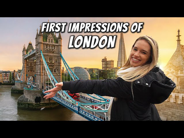 First Time in London! / Our First Impressions of London City!