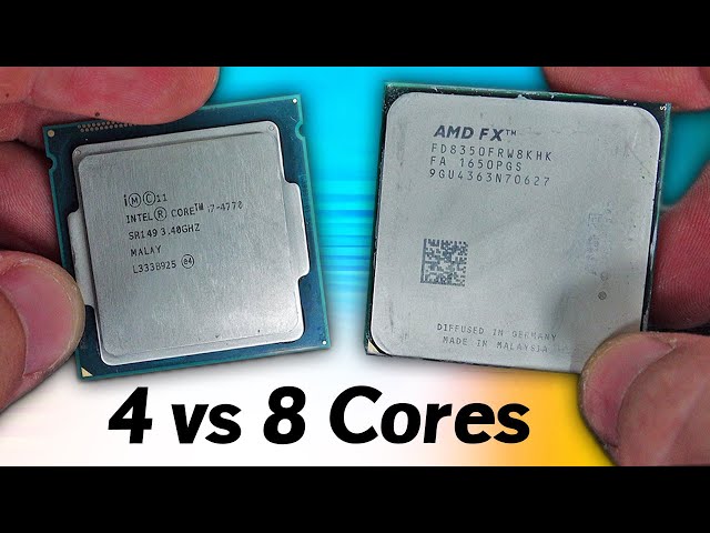 i7 4770 vs FX 8350 - 4 Cores vs 8 Cores a DECADE Later.