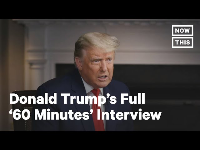 Donald Trump Walks Out on '60 Minutes' — Full Interview | NowThis