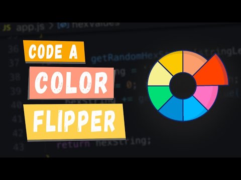 Code a Color Flipper Project with HTML, CSS and JavaScript!