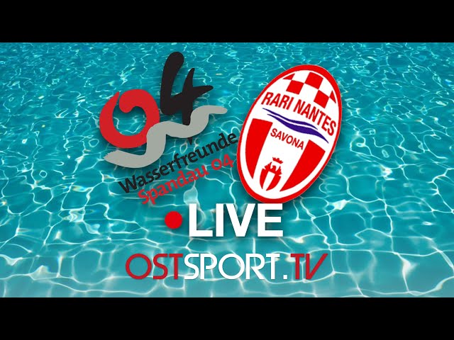 LIVE! Wasserfreunde 04 Spandau vs. Rari Nantes Savona | Wasserball Euro Cup | Viertelfinale