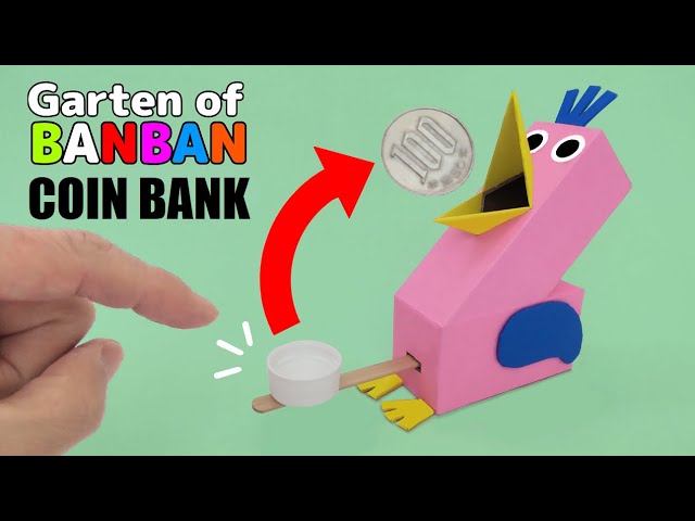Garten of Banban Opila Bird Coin Bank In Real Life 🤩 Funny Cardboard craft idea