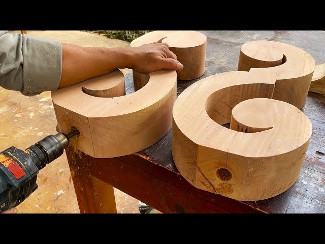IngeniousWoodworking Techniques Monolithic | Unique Wood Process Idea For Making Curved Dining Table