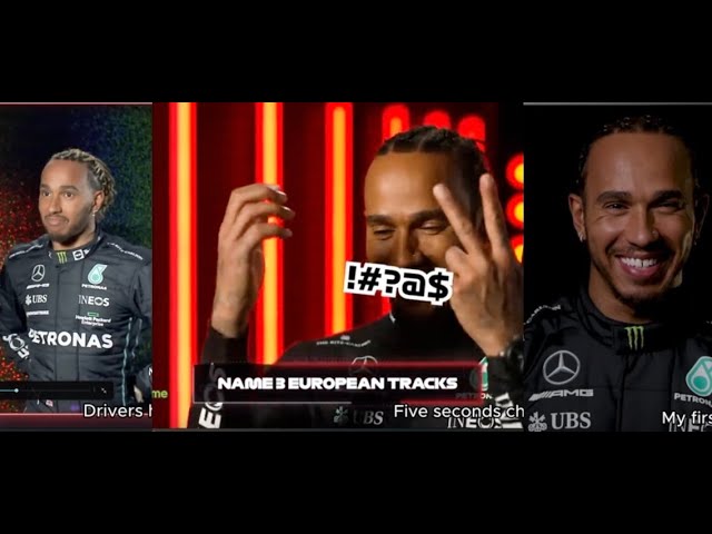 grill the grid but its only sir lewis hamilton