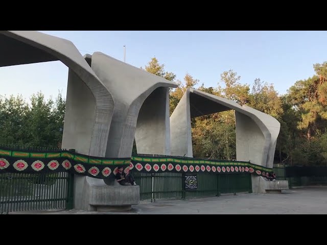 IRAN - Tehran University Evening Walk in Summer 2022 Iran Vlog دانشگاه تهران