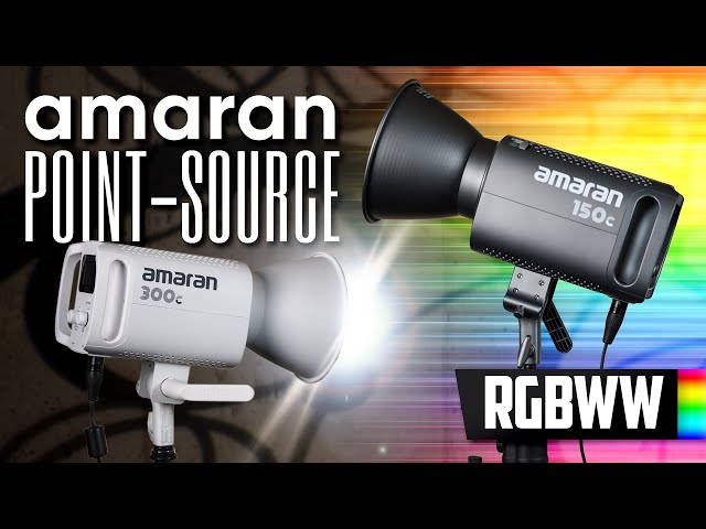 Amaran 150c & 300c | RGB Bowens mount lights for video
