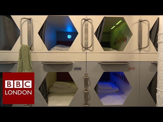 London's first capsule hostel - BBC London News