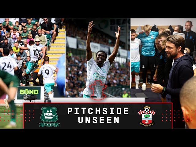 PITCHSIDE UNSEEN: Plymouth Argyle 1-2 Southampton | Stoppage time winner! 🤩
