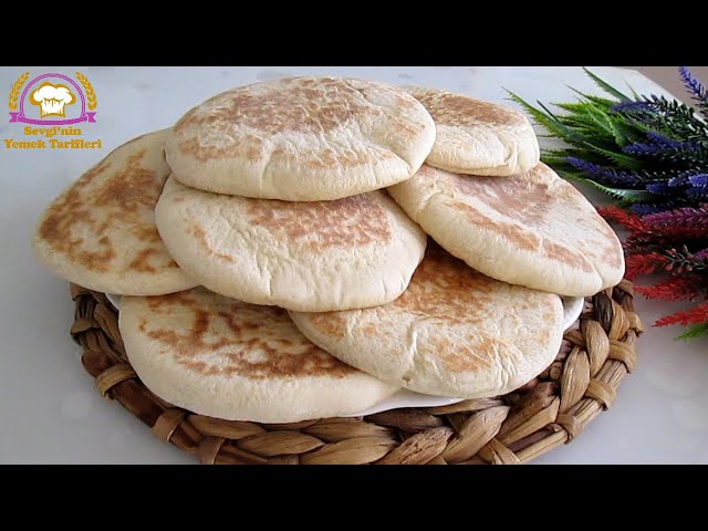 No-Oven Turkish Bread is the most delicious and easy bread you will ever prepare. Soft and Fluffy.