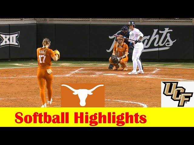#2 Texas vs UCF Softball Game 1 Highlights, March 22 2024