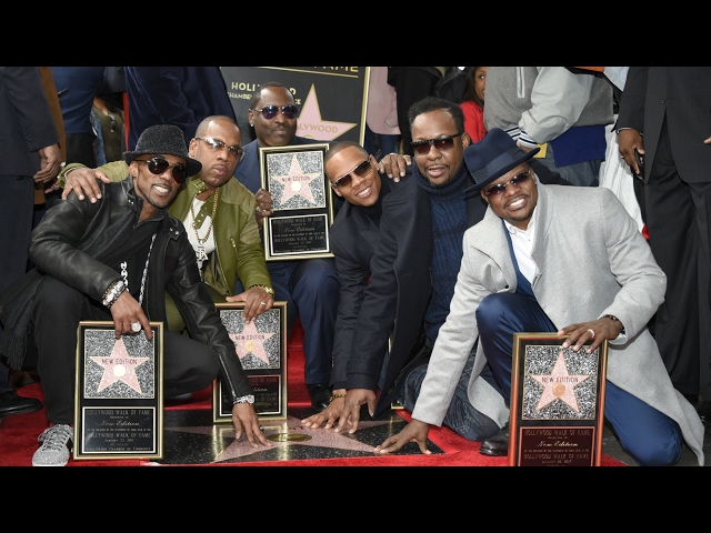 New Edition - Hollywood Walk of Fame Ceremony