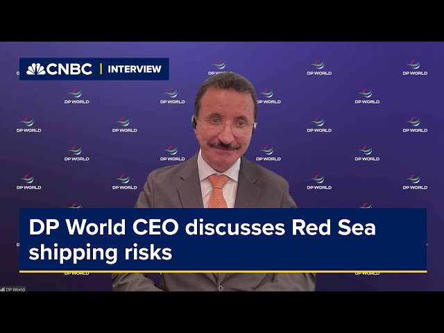 DP World CEO discusses Red Sea shipping risks and says escalations will 'calm down'