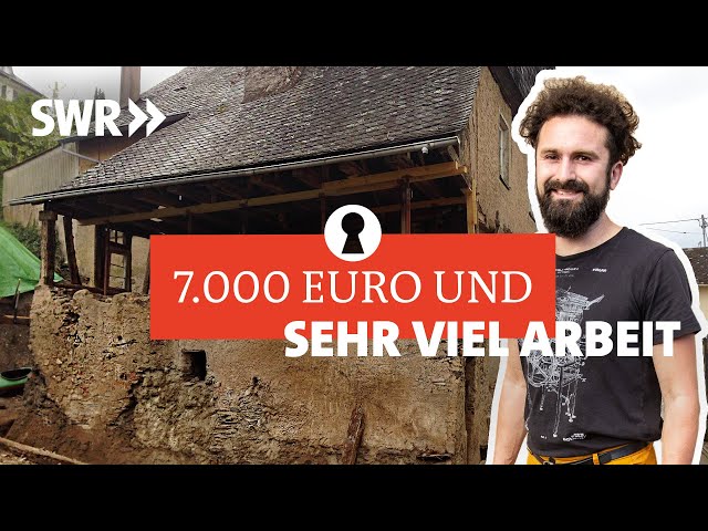 500 year old half-timbered house renovated - DIY with old handicraft techniques | SWR Room Tour