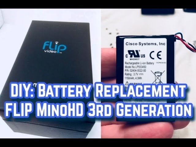 DIY Battery Replacement on 3rd Generation FLIP MinoHD
