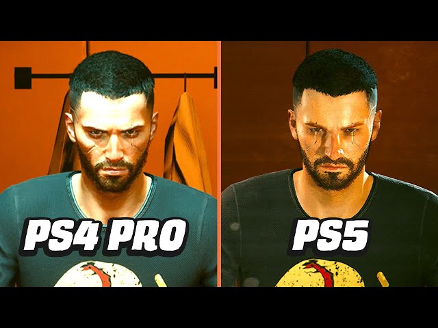Cyberpunk 2077 - PS4 Pro (Patch 1.31) vs PS5 version (Patch 1.5) Graphics Comparison