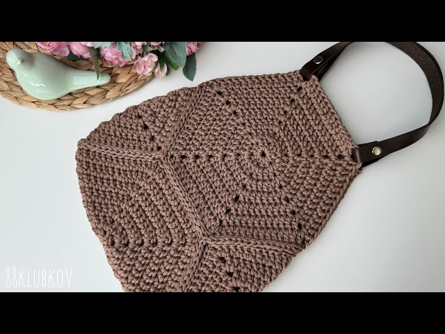 Trendy crocheted bag, clear and fast! The most fashionable image with a minimum of costs 😍