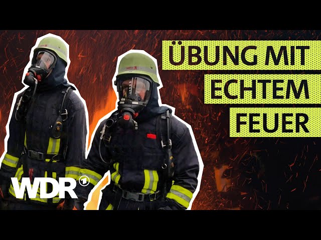 Der erste Einsatz: Realbrandübung in der Feuerwehrschule Düsseldorf | E06 | #112 wir kommen! | WDR