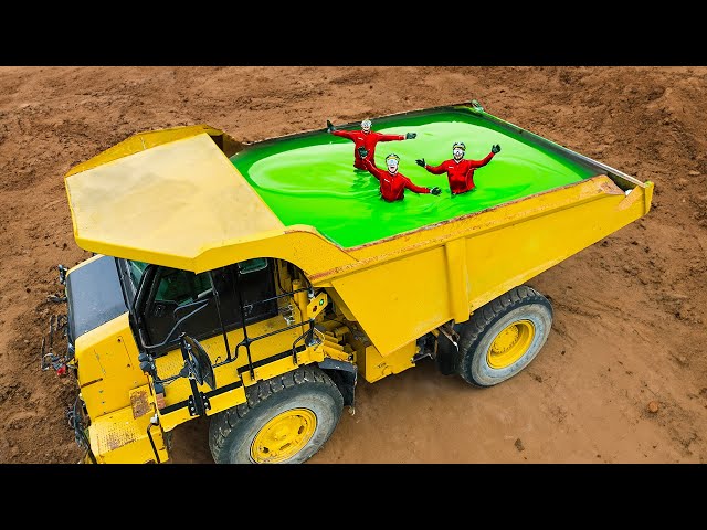 I Filled My Dump Truck With Slime!