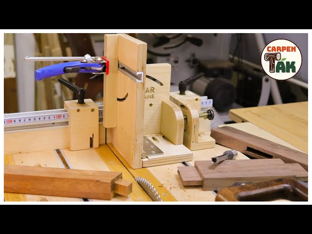 [DIY] How to make a universal tenon jig / table saw sled jig EP.3/ HOMEMADE/ Woodworking