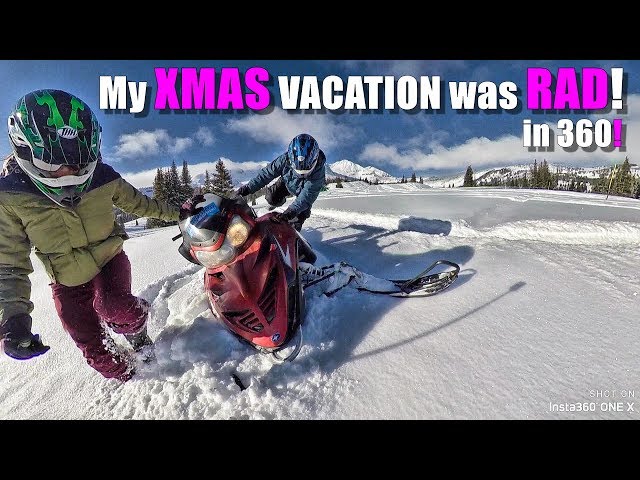 My XMAS Family Vacation was RAD with the Insta360 One X Cam [on Skis, Snowmobiles & DJI Mavic 2 Pro]