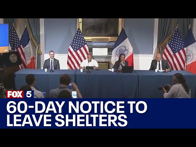 NYC migrants get 60-day notice to leave shelters
