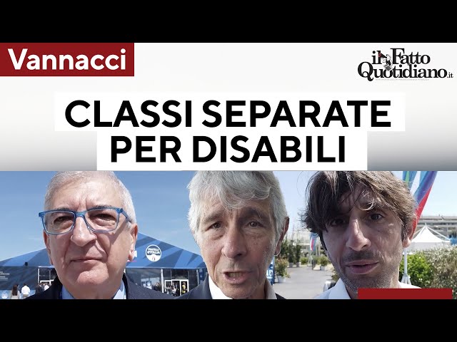 Vannacci propone classi separate per disabili. Imbarazzo in Fratelli d'Italia: "Distante anni luce"