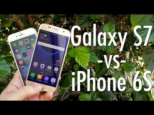 Samsung Galaxy S7 vs Apple iPhone 6s Smartphone Showdown | Pocketnow