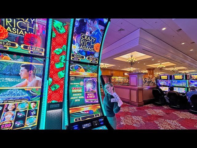 She Put $200 Into A Crazy Rich Asians Slot Machine At South Point Las Vegas!