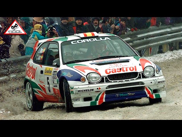 Carlos Sainz - Luis Moya | Toyota Corolla WRC | Rallye Monte-Carlo 1998 [Passats de canto] Telesport