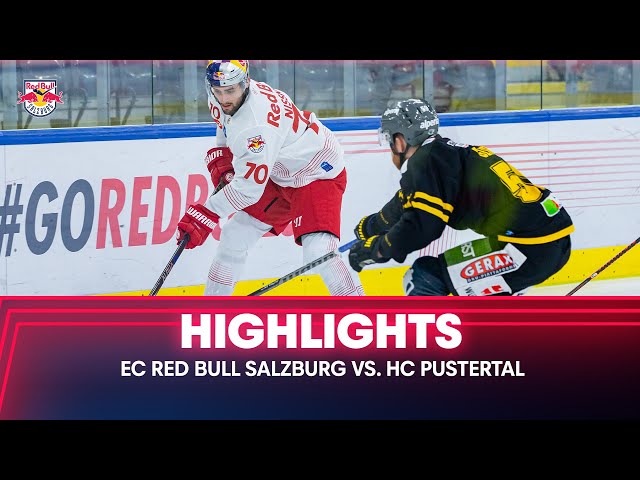 Highlights: Red Bulls sichern sich souveränen Sieg gegen Pustertal | EC Red Bull Salzburg
