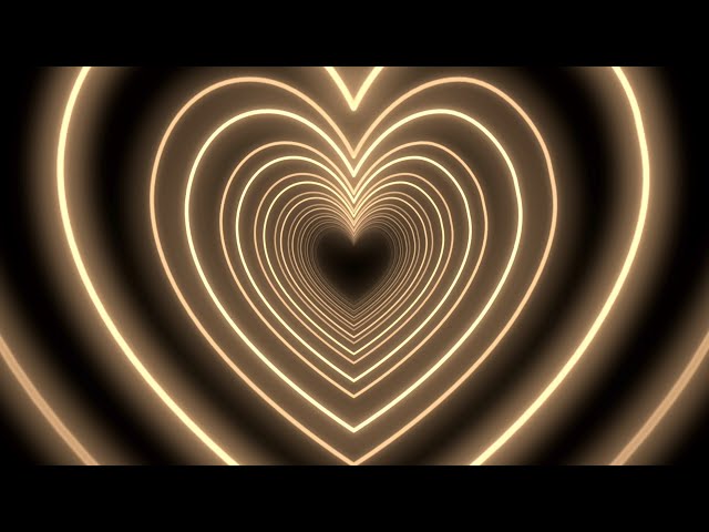 Brown Heart Background🤎Love Heart Tunnel Background Video Loop | Heart Wallpaper Video 4 Hours
