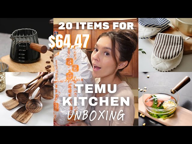 Temu Unboxing - Kitchen Edition + Organizing My Kitchen